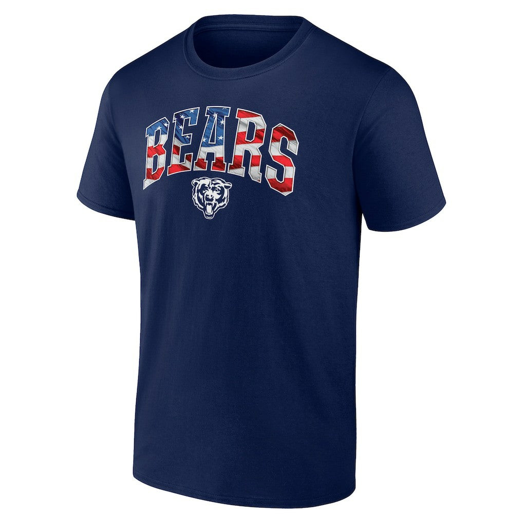 Chicago Bears  Banner Wave Logo T-Shirt