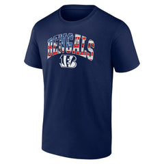 Cincinnati Bengals  Banner Wave Logo T-Shirt