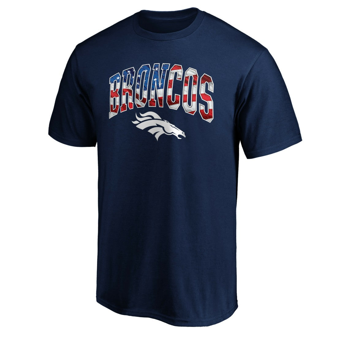 Denver Broncos  Banner Wave Logo T-Shirt