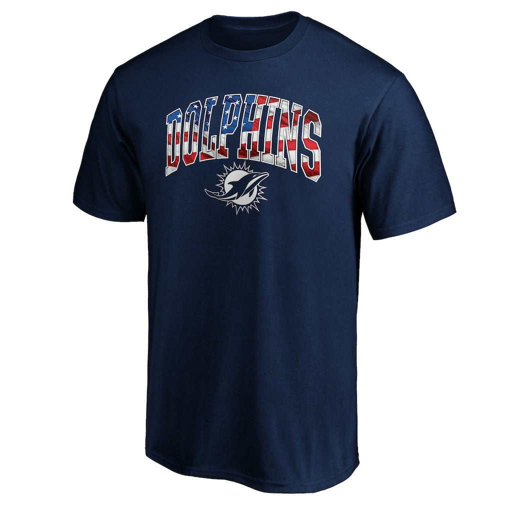 Miami Dolphins  Banner Wave Logo T-Shirt