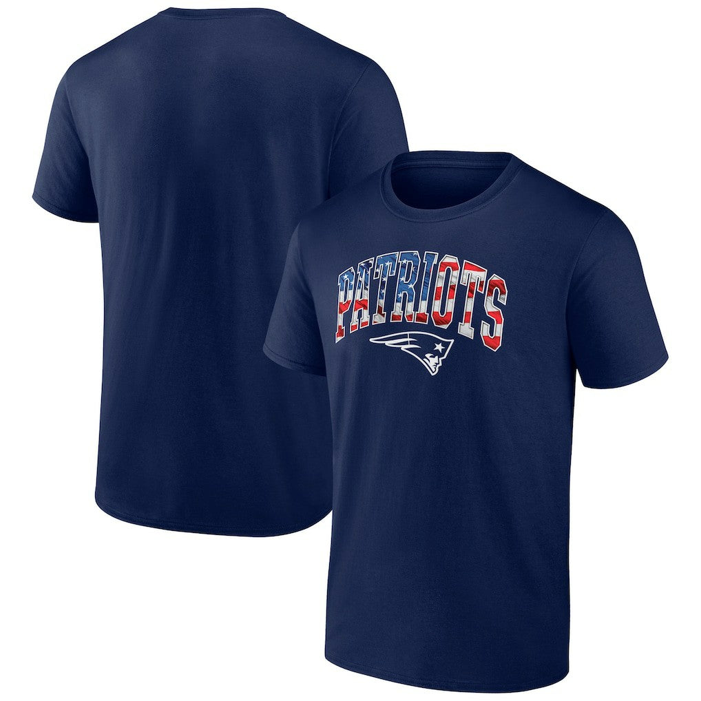 New England Patriots  Banner Wave Logo T-Shirt