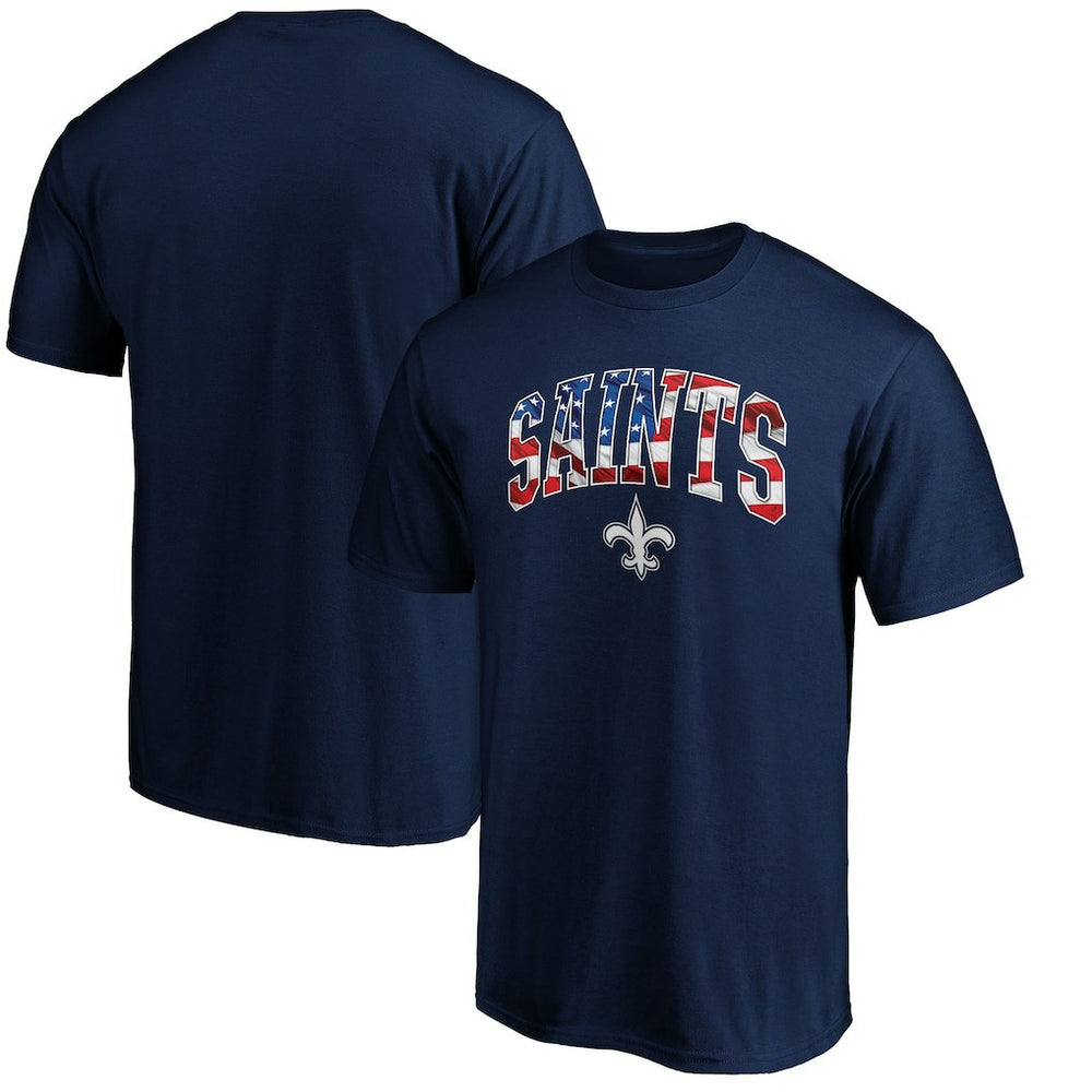 New Orleans Saints  Banner Wave Logo T-Shirt