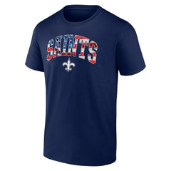 New Orleans Saints  Banner Wave Logo T-Shirt