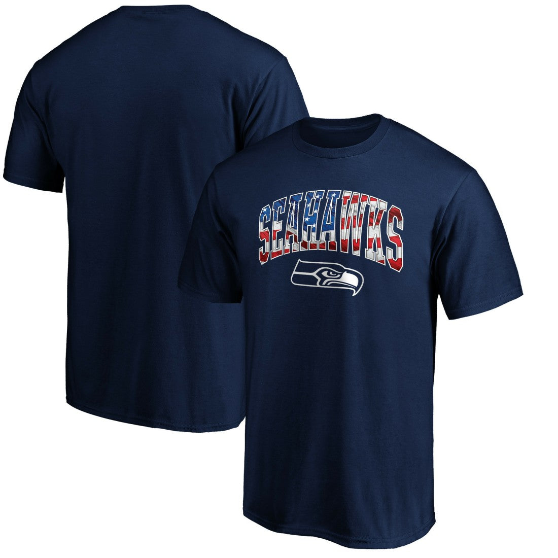 Seattle Seahawks  Banner Wave Logo T-Shirt