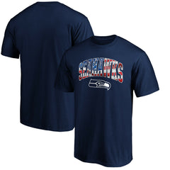 Seattle Seahawks  Banner Wave Logo T-Shirt