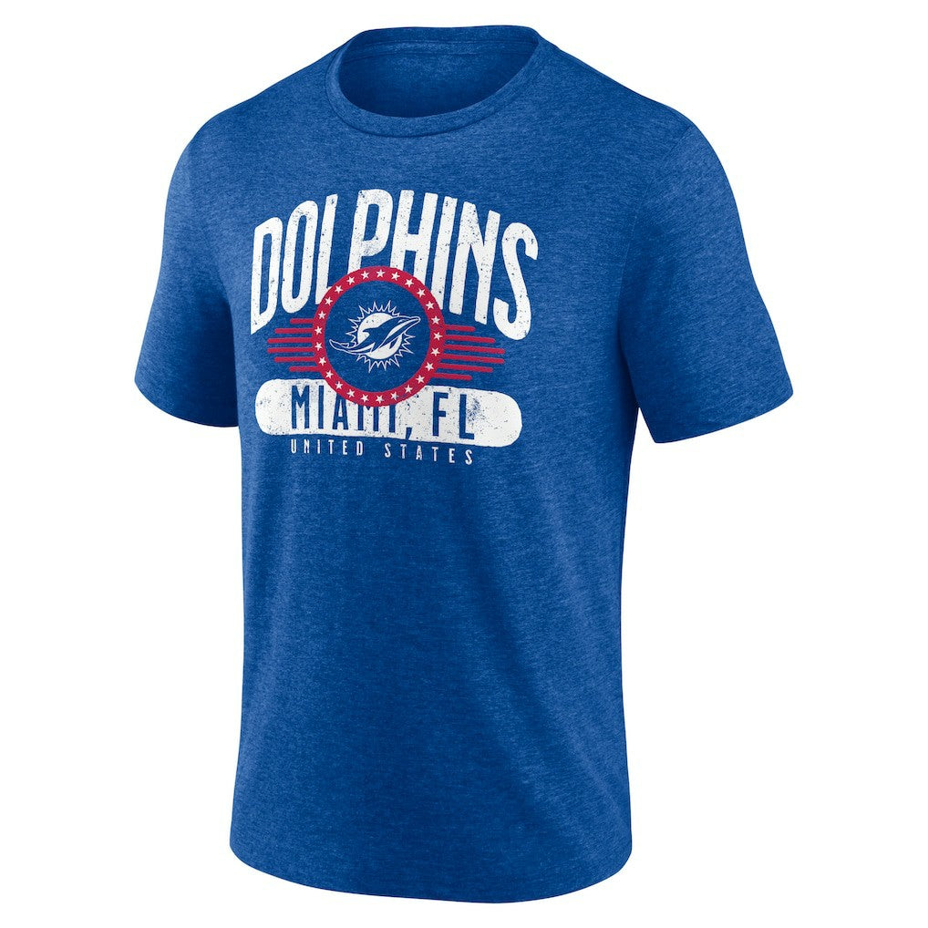 Miami Dolphins  Badge of Honor Tri-Blend T-Shirt