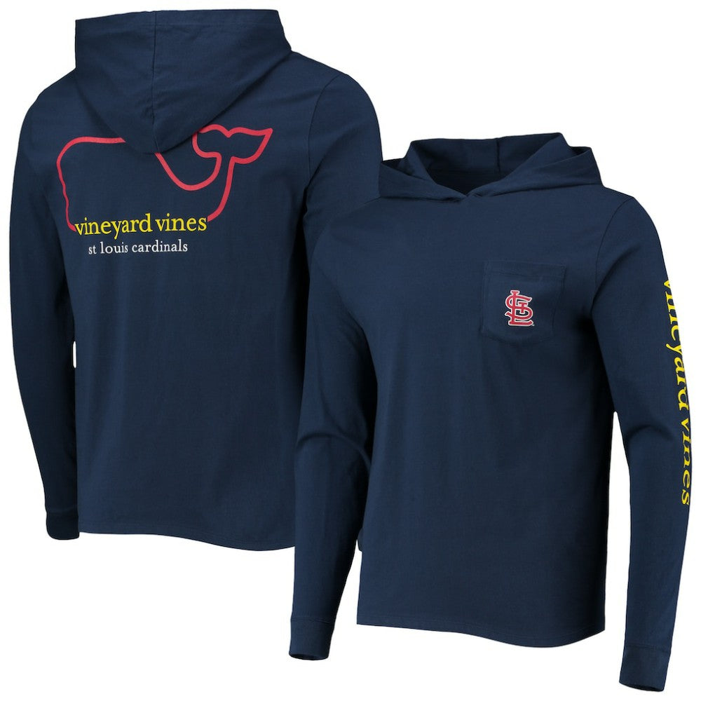 St. Louis Cardinals Vineyard Vines Long Sleeve Hoodie T-Shirt | MLB Near me