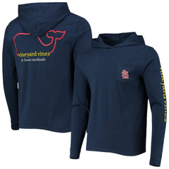 St. Louis Cardinals Vineyard Vines Long Sleeve Hoodie T-Shirt | MLB Near me