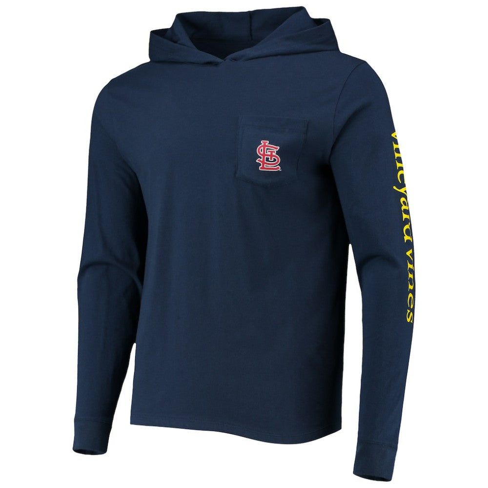 St. Louis Cardinals Vineyard Vines Long Sleeve Hoodie T-Shirt | MLB Near me