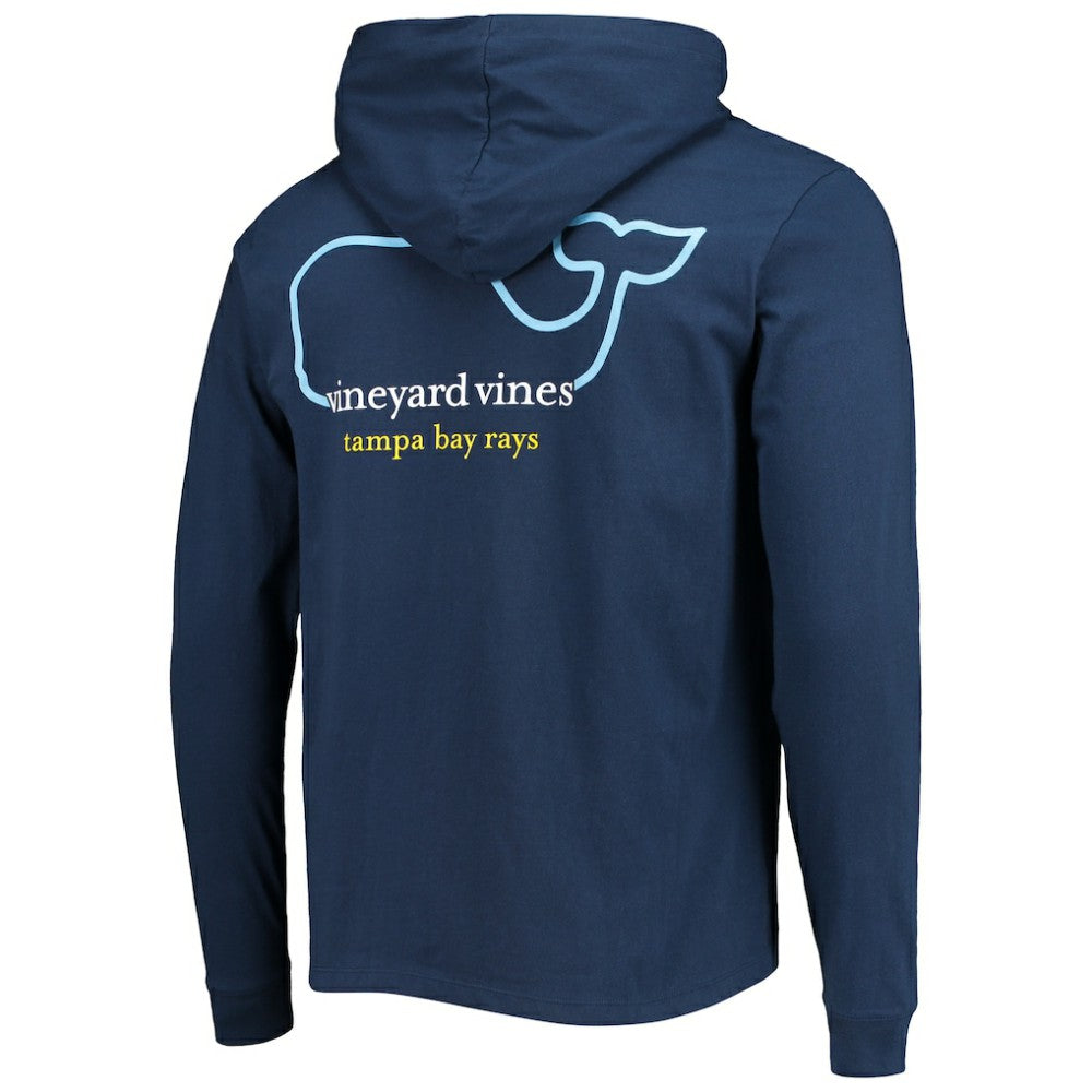 Tampa Bay Rays Vineyard Vines Long Sleeve Hoodie T-Shirt | MLB Discount