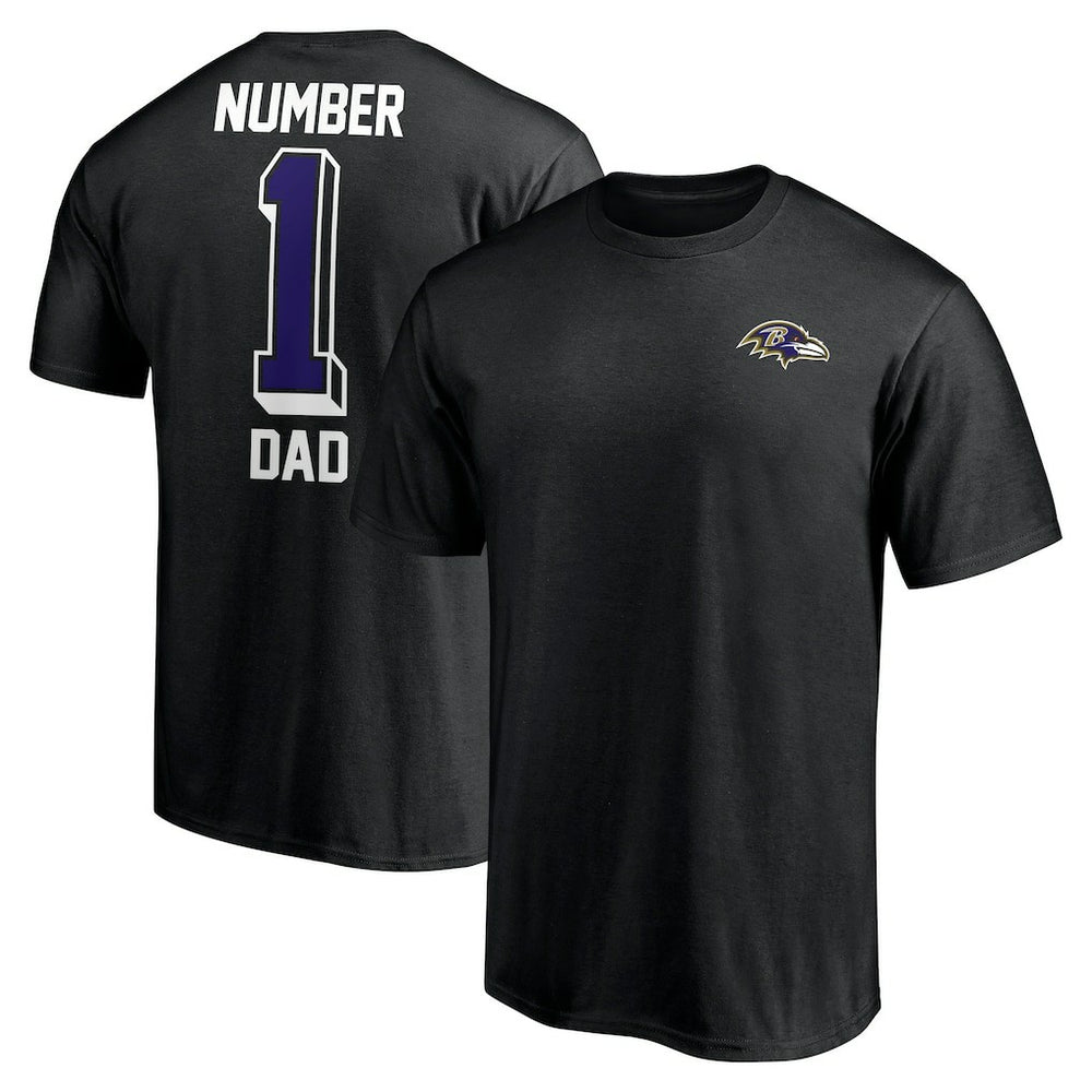 Baltimore Ravens  Number One Dad T-Shirt