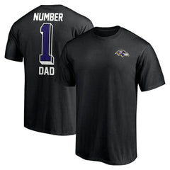 Baltimore Ravens  Number One Dad T-Shirt
