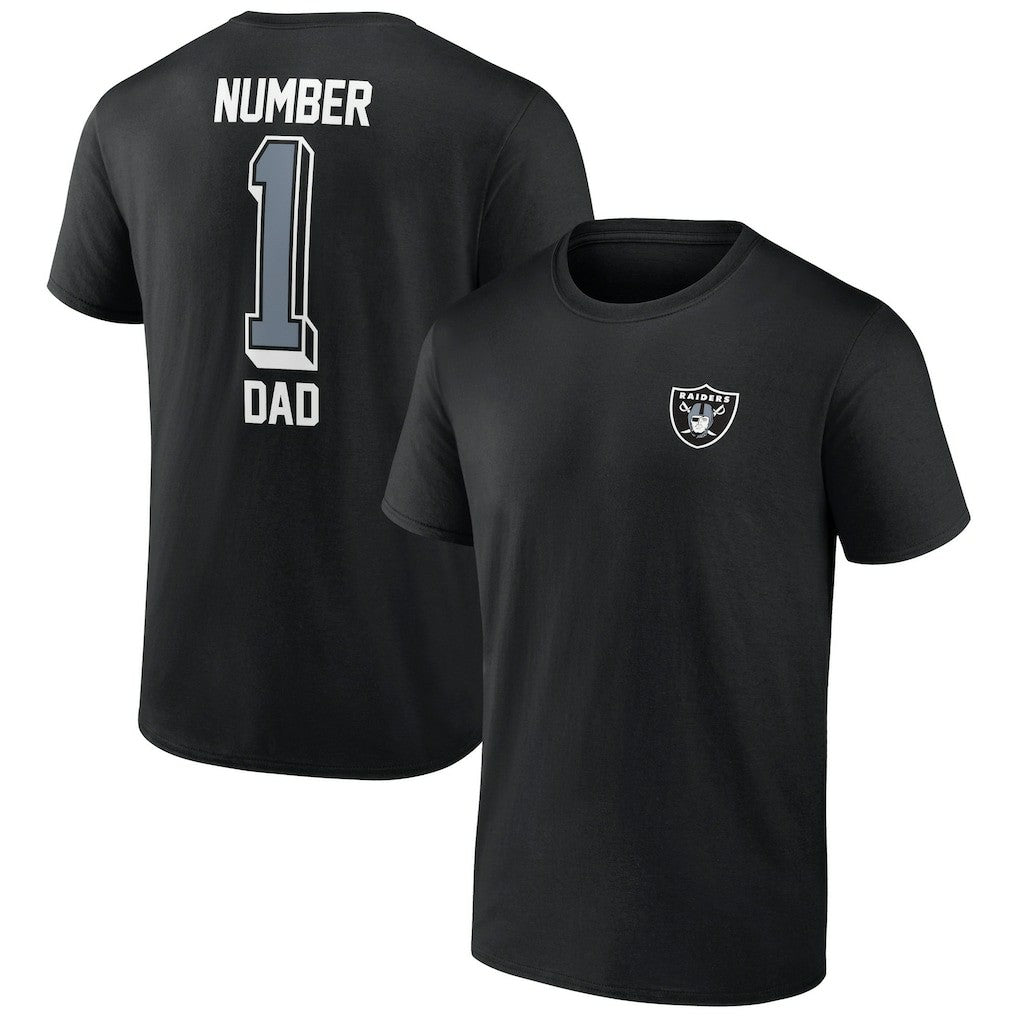Las Vegas Raiders  Number One Dad T-Shirt