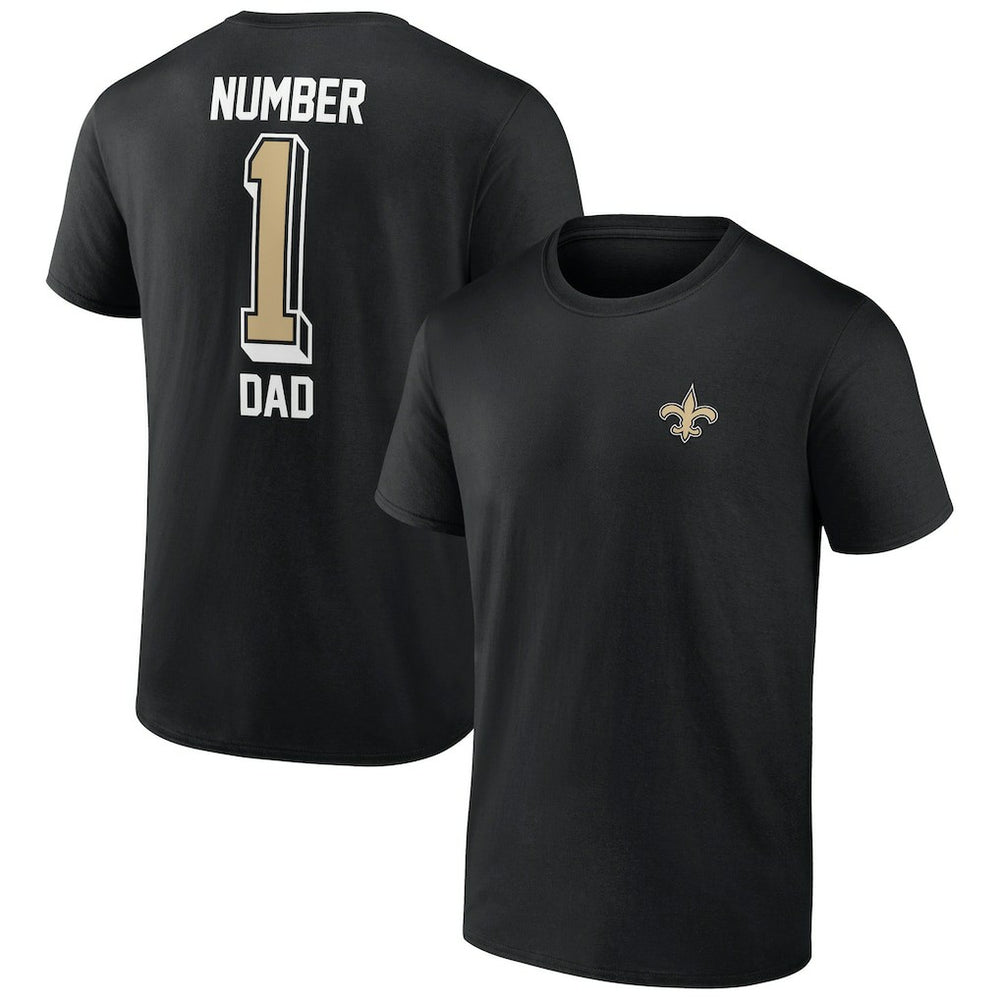 New Orleans Saints  Number One Dad T-Shirt