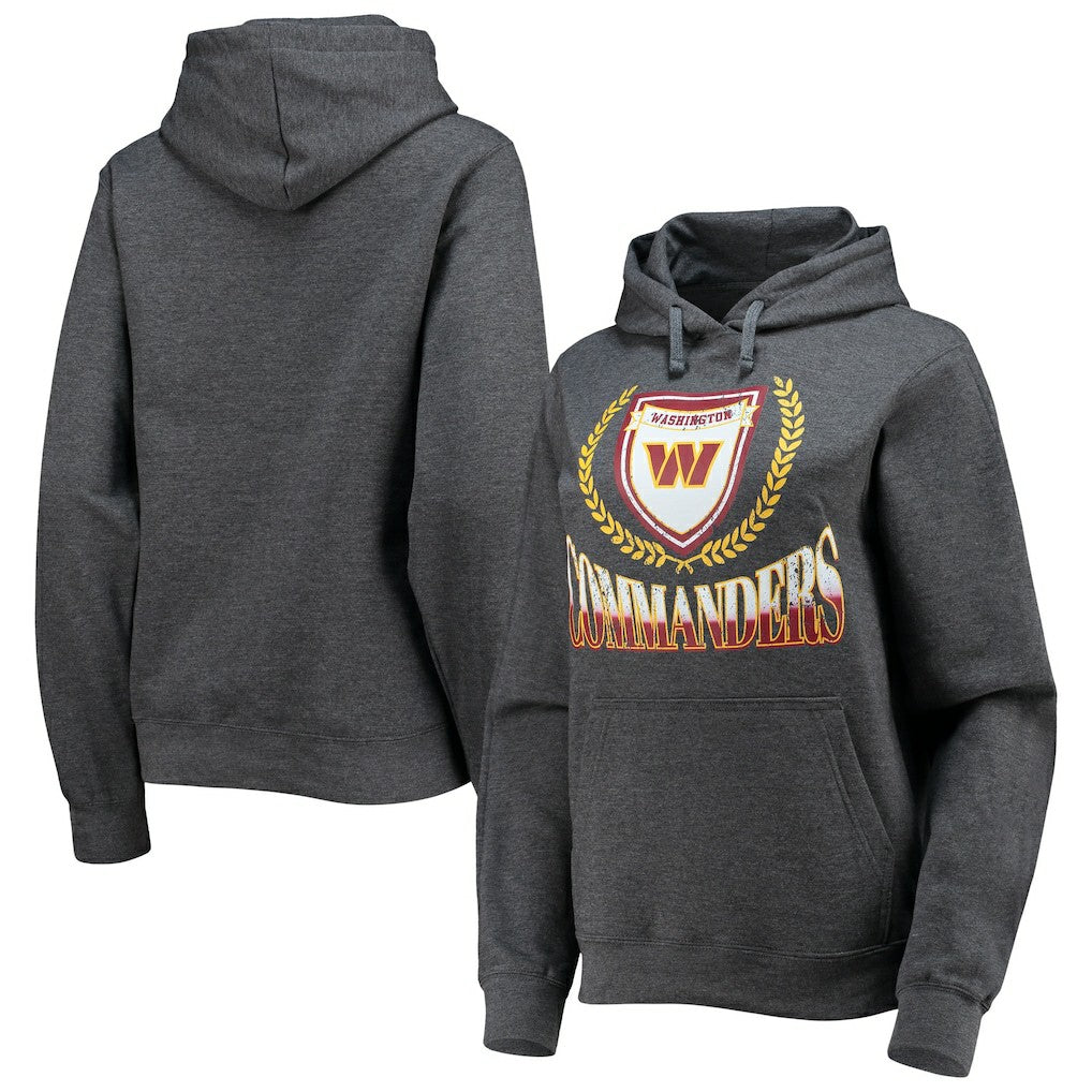 Washington Commanders  WEAR by Erin Andrews Women's Fleece Pullover Hoodie