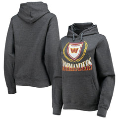 Washington Commanders  WEAR by Erin Andrews Women's Fleece Pullover Hoodie