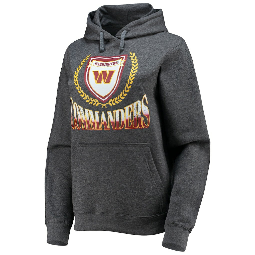 Washington Commanders  WEAR by Erin Andrews Women's Fleece Pullover Hoodie