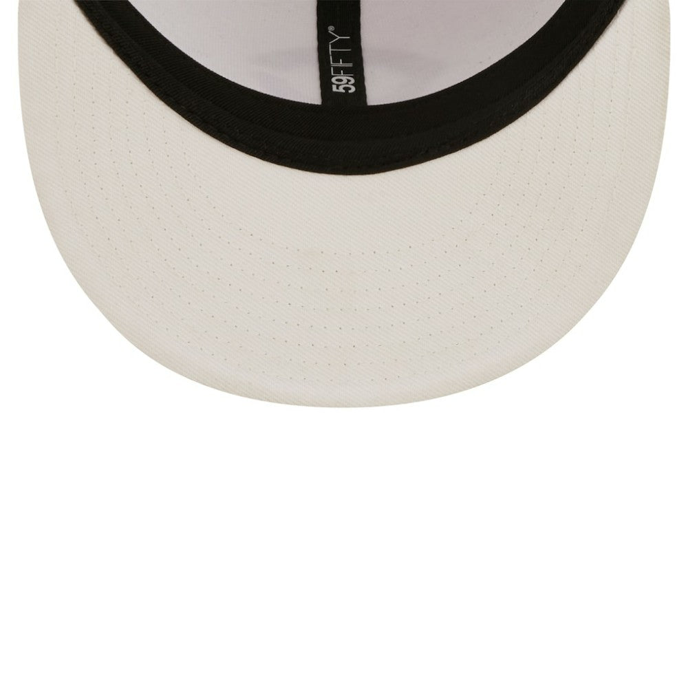 Cincinnati Reds New Era White on White 59FIFTY Fitted Hat | MLB Online