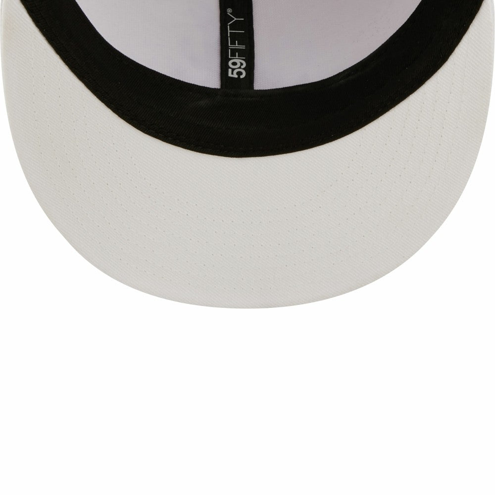 Los Angeles Dodgers New Era White on White 59FIFTY Fitted Hat | MLB On Sale