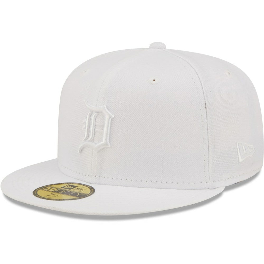 Detroit Tigers New Era White on White 59FIFTY Fitted Hat | MLB Online