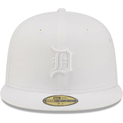 Detroit Tigers New Era White on White 59FIFTY Fitted Hat | MLB Online