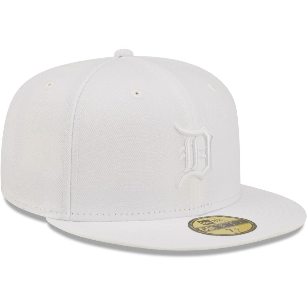 Detroit Tigers New Era White on White 59FIFTY Fitted Hat | MLB Online