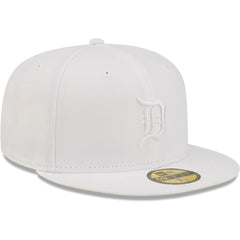 Detroit Tigers New Era White on White 59FIFTY Fitted Hat | MLB Online