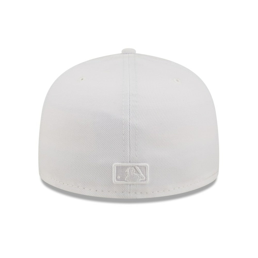 Atlanta Braves New Era White on White 59FIFTY Fitted Hat | MLB Outlet