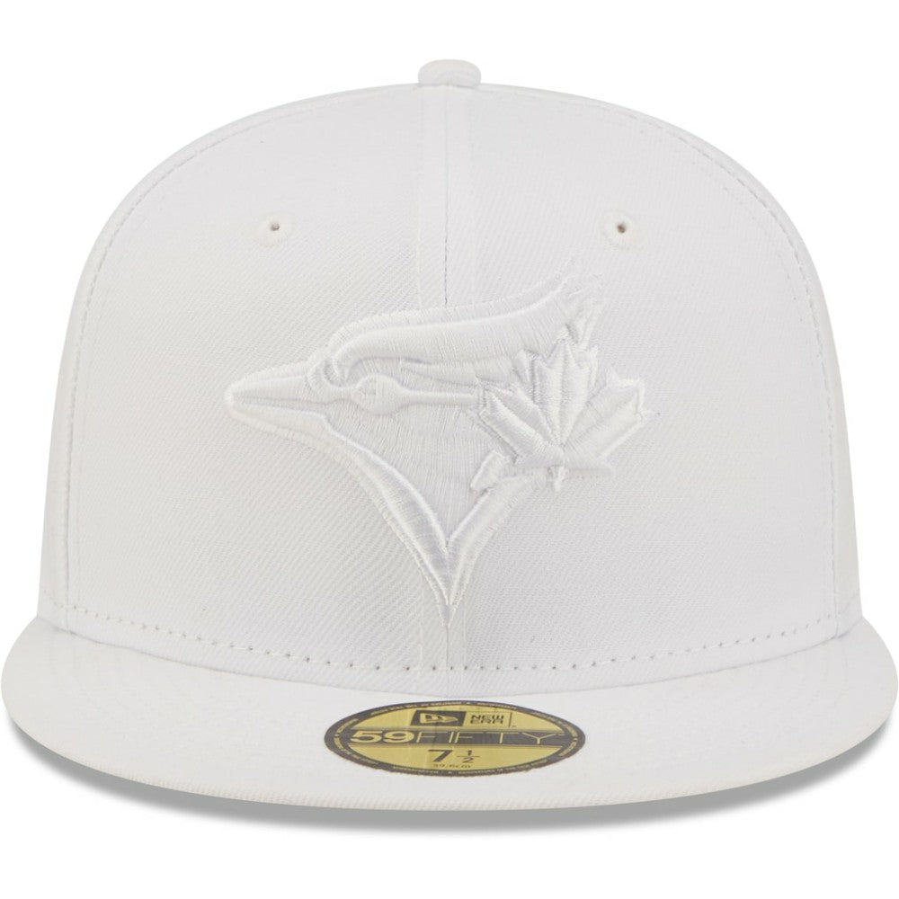 Toronto Blue Jays New Era White on White 59FIFTY Fitted Hat | MLB New