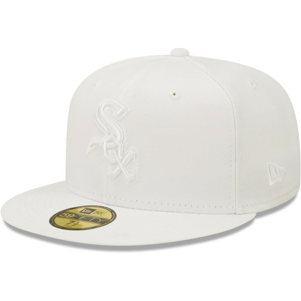Chicago White Sox New Era White on White 59FIFTY Fitted Hat | MLB Online