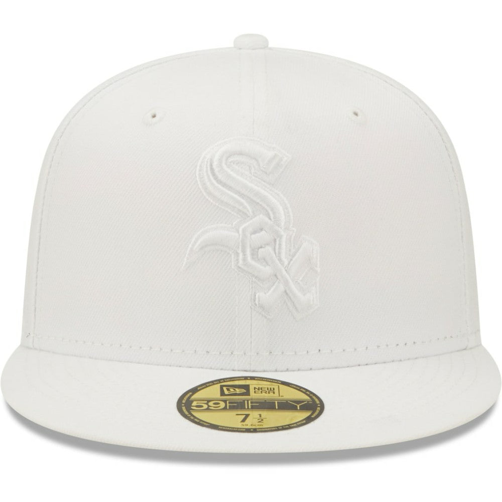 Chicago White Sox New Era White on White 59FIFTY Fitted Hat | MLB Online