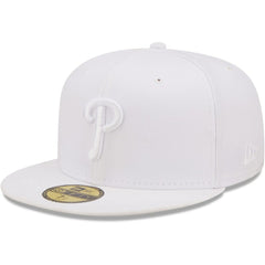 Philadelphia Phillies New Era White on White 59FIFTY Fitted Hat | MLB Online
