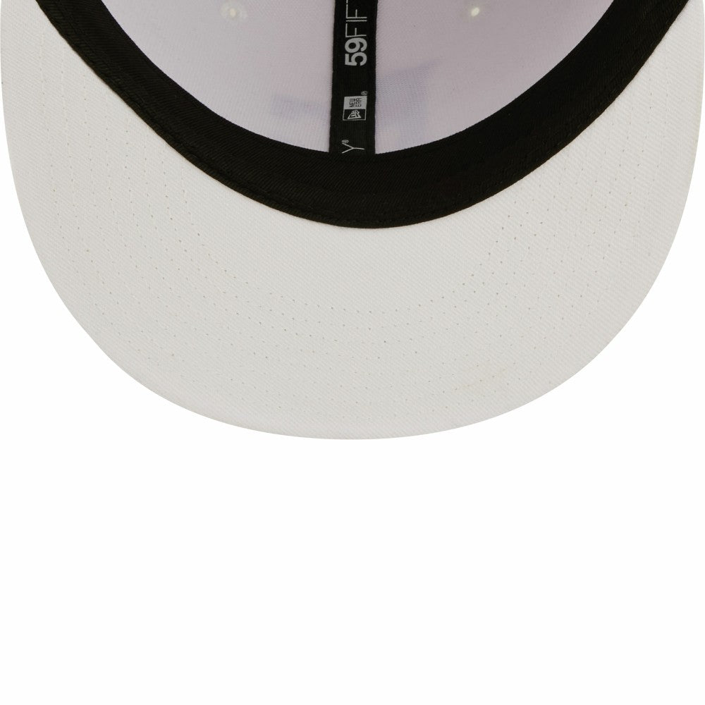 Kansas City Royals New Era White on White 59FIFTY Fitted Hat | MLB On Sale