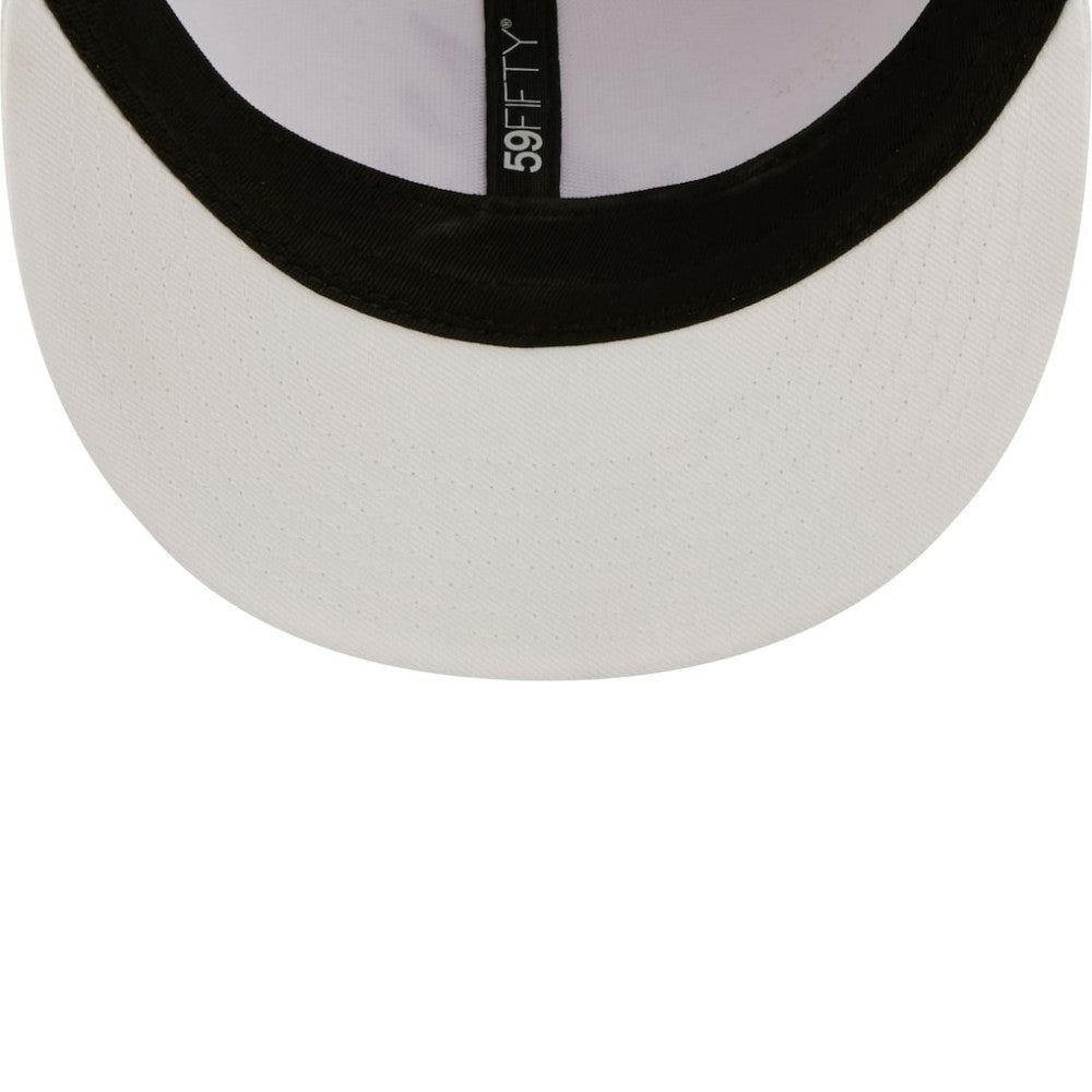 Athletics New Era White on White 59FIFTY Fitted Hat | MLB New
