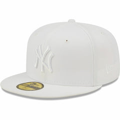 New York Yankees New Era White on White 59FIFTY Fitted Hat | MLB New