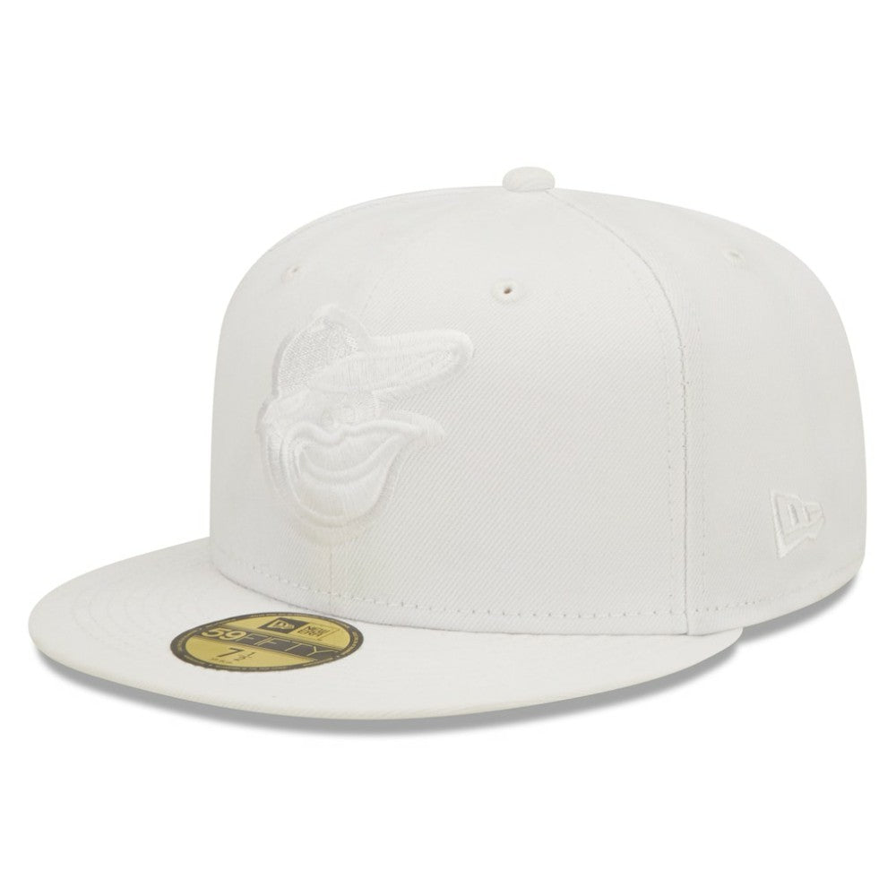 Baltimore Orioles New Era White on White 59FIFTY Fitted Hat | MLB US