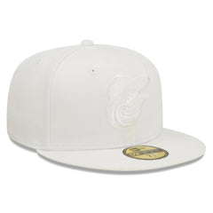 Baltimore Orioles New Era White on White 59FIFTY Fitted Hat | MLB US