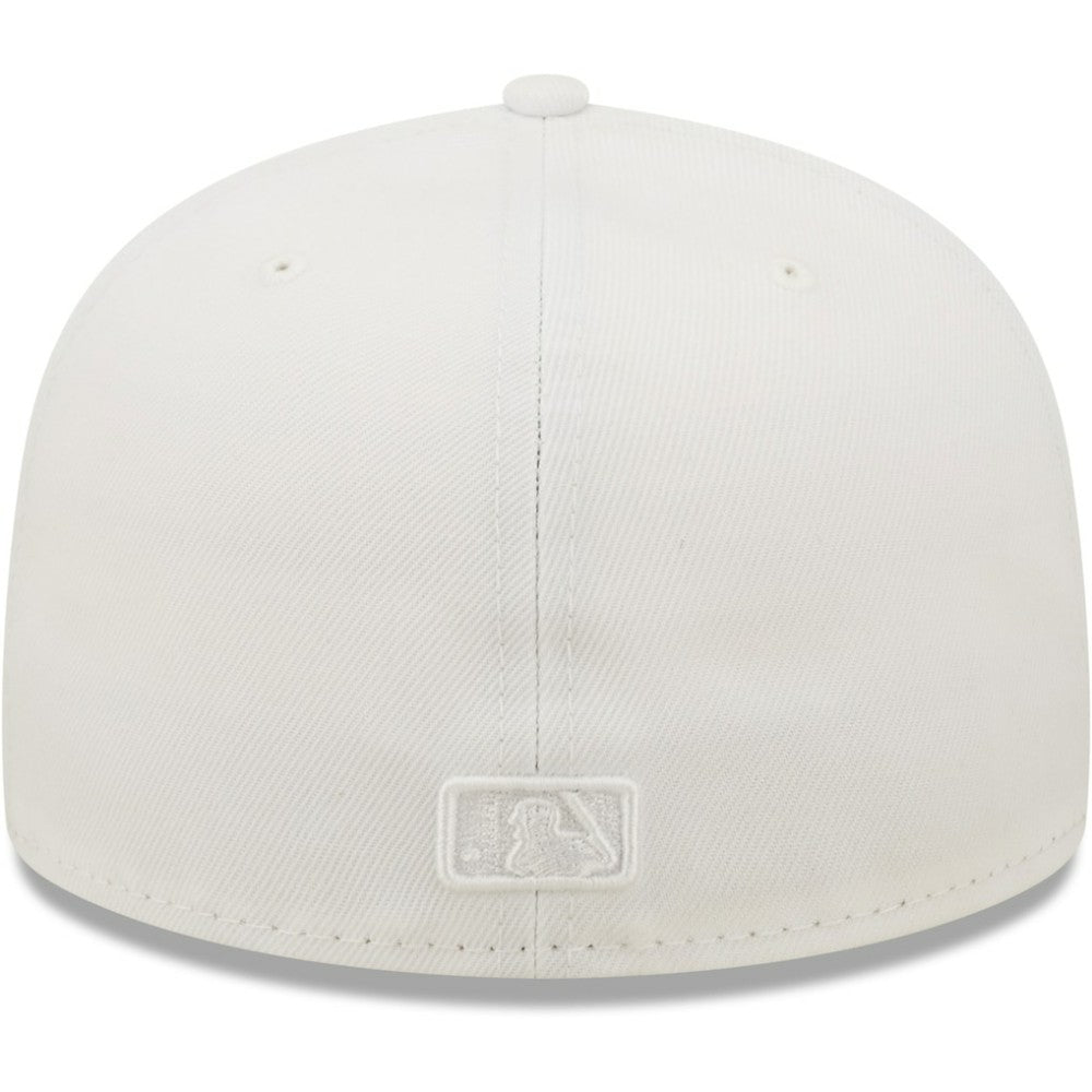 Boston Red Sox New Era White on White 59FIFTY Fitted Hat | MLB Outlet
