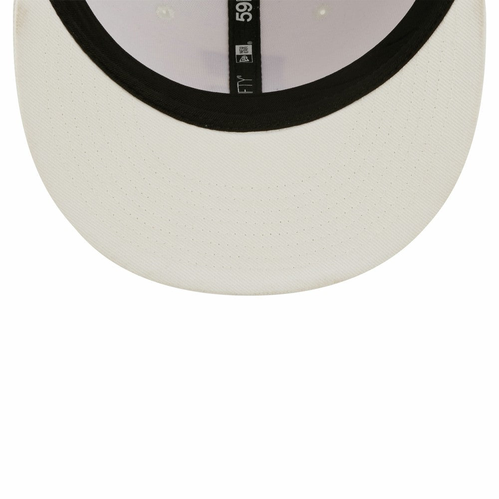 Cleveland Guardians New Era White on White 59FIFTY Fitted Hat | MLB Discount