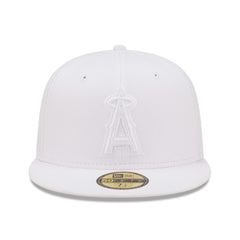 Los Angeles Angels New Era White on White 59FIFTY Fitted Hat | MLB US
