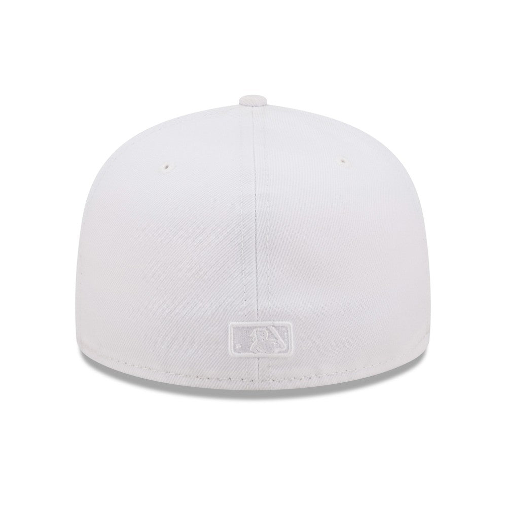 Los Angeles Angels New Era White on White 59FIFTY Fitted Hat | MLB US
