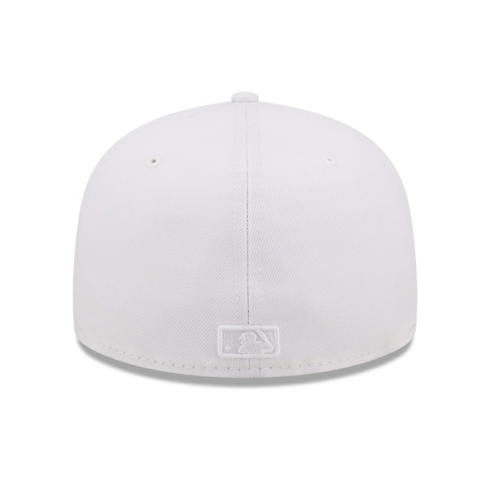 San Diego Padres New Era White on White 59FIFTY Fitted Hat | MLB Outlet