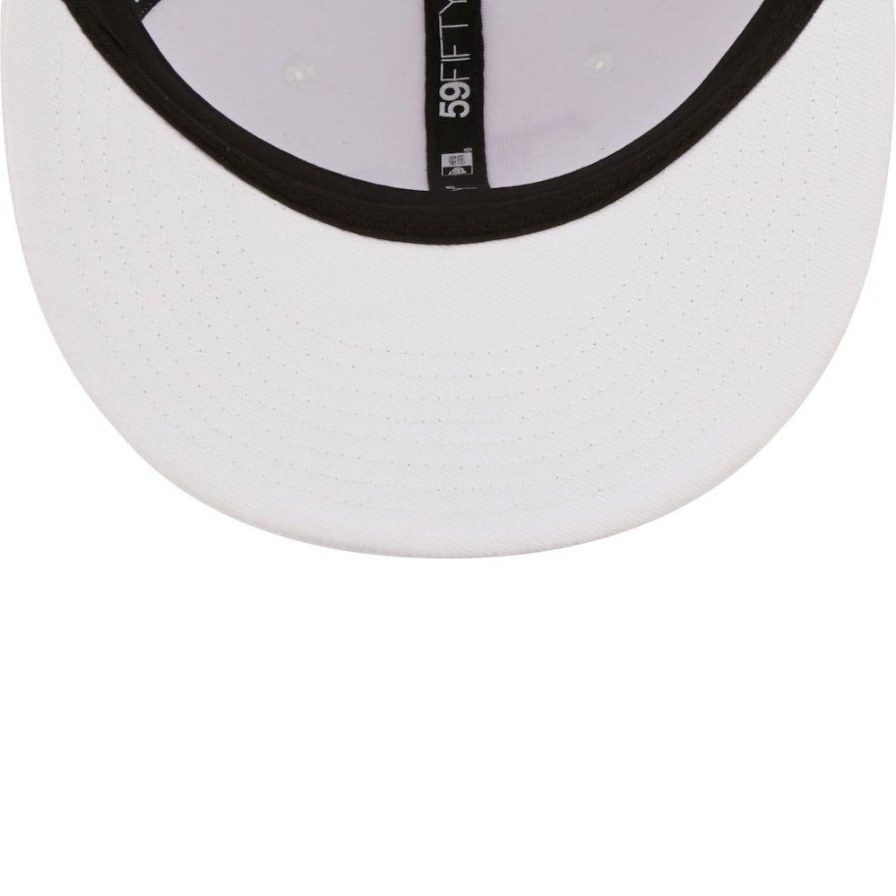 San Diego Padres New Era White on White 59FIFTY Fitted Hat | MLB Outlet