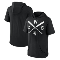 Chicago White Sox Fanatics Iconic Rebel Short Sleeve Hooded Top | MLB Discount