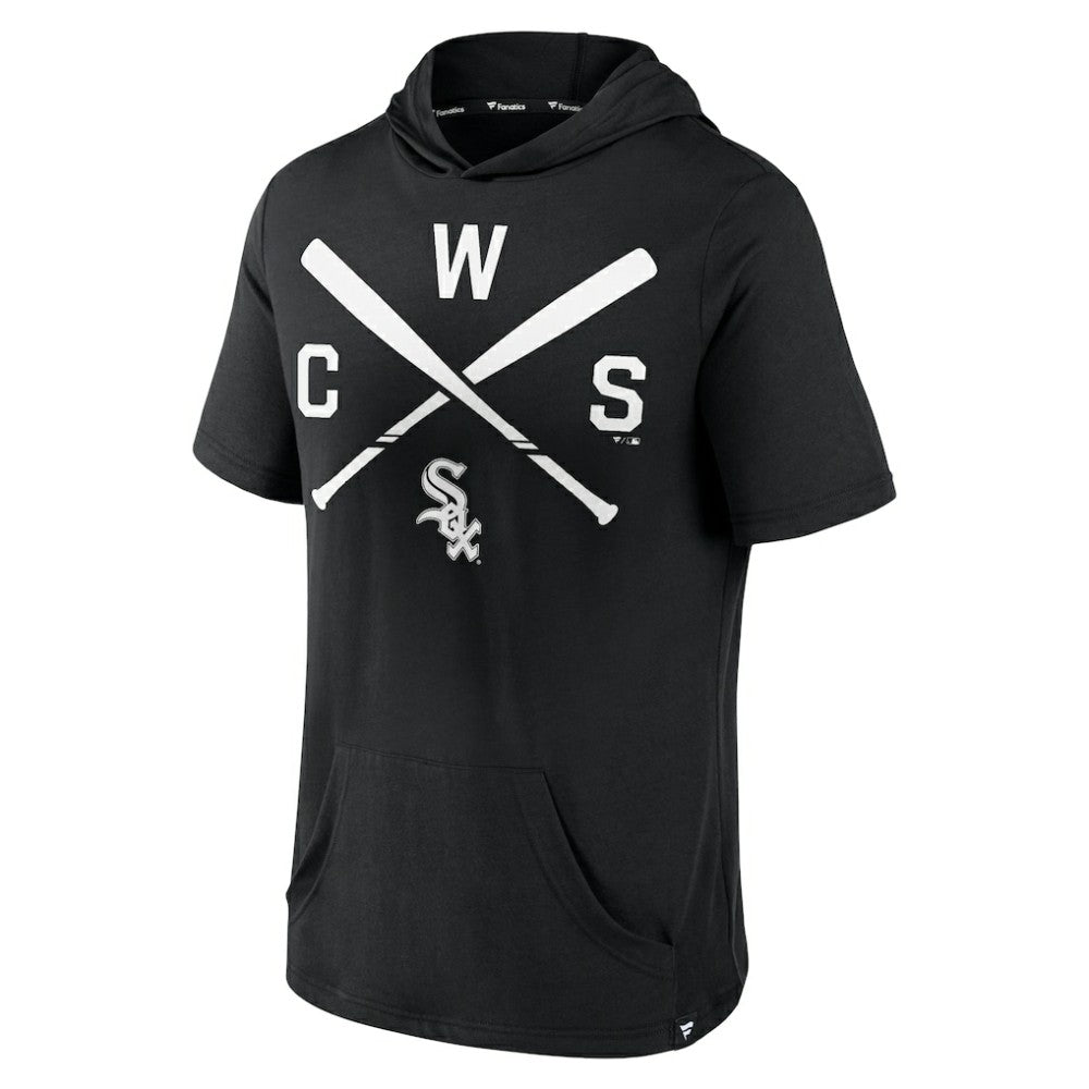 Chicago White Sox Fanatics Iconic Rebel Short Sleeve Hooded Top | MLB Discount