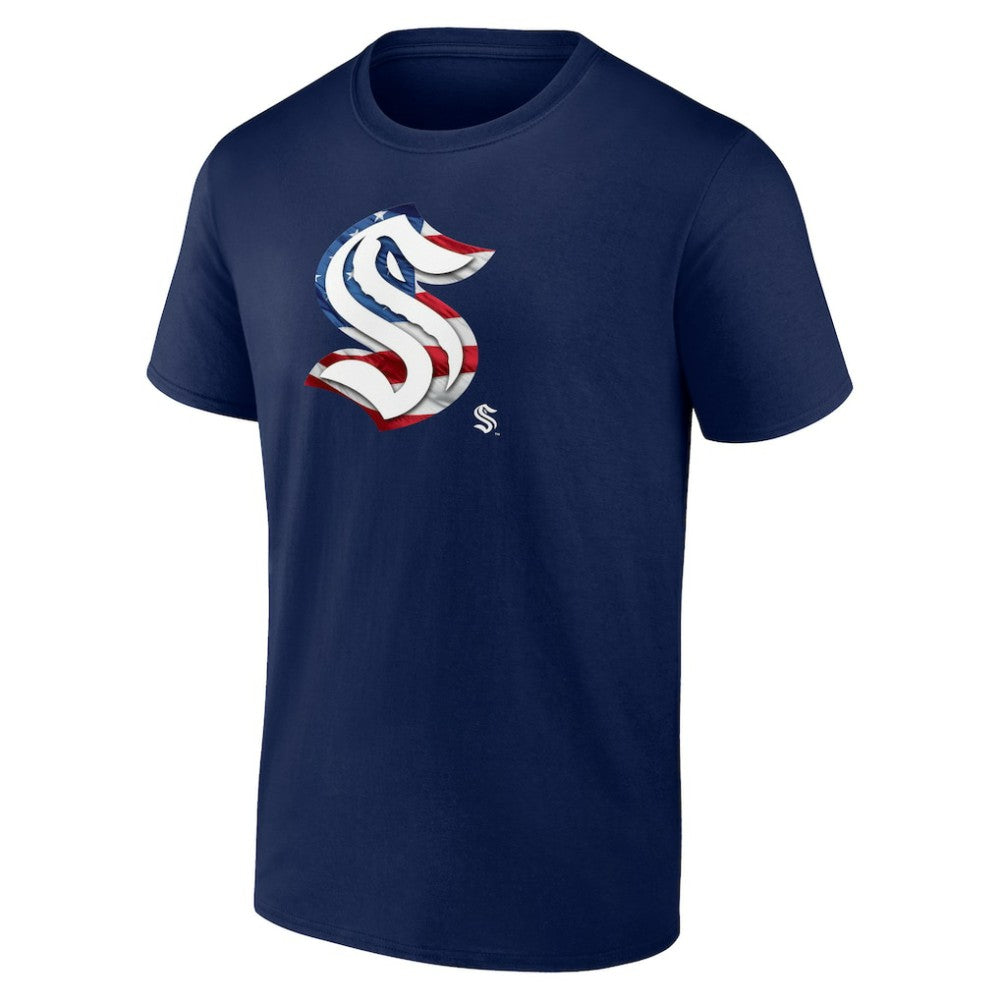 Seattle Kraken Banner Wave T-Shirt For Sale