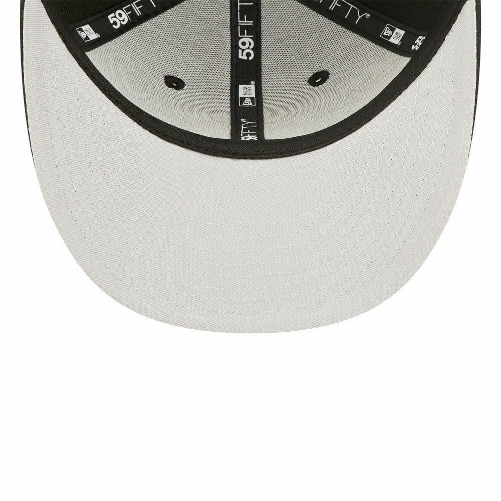Miami Marlins New Era Black & White Low Profile 59FIFTY Fitted Hat | MLB New