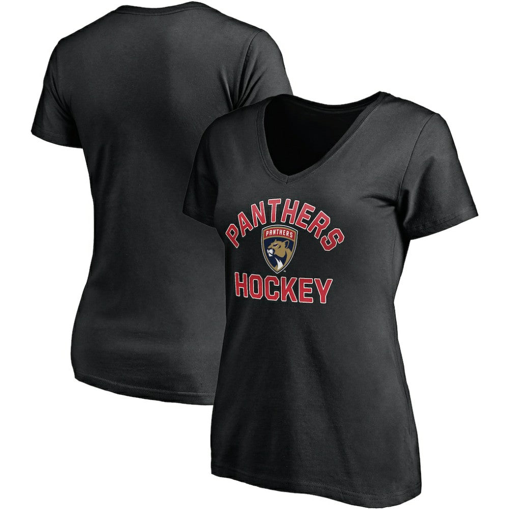 Florida Panthers Fanatics Women' s Overtime V-Neck T-Shirt Outlet