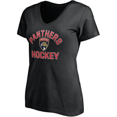 Florida Panthers Fanatics Women' s Overtime V-Neck T-Shirt Outlet