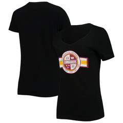 Washington Commanders New Era Women's V-Neck T-Shirt